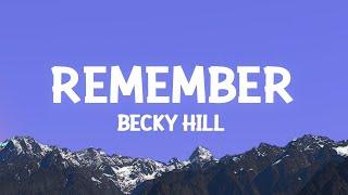 Becky Hill - Remember Lyrics