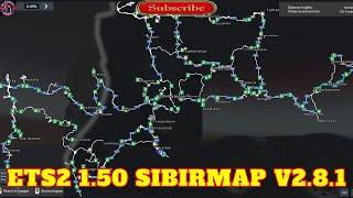 ETS2 1.50 SIBIRMAP V2.8.1