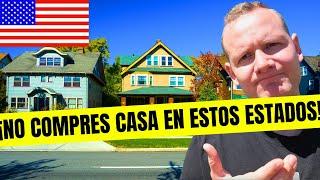 ¡Los ESTADOS más CAROS para COMPRAR UNA CASA en ESTADOS UNIDOS  2024