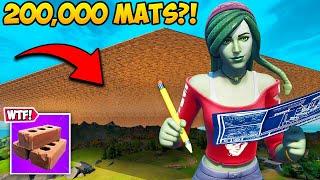 *DESTROYING* the ENTIRE FORTNITE MAP 200K WOOD - Funny Moments 1273