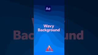 Wavy background animation in After Effects  Tutorial