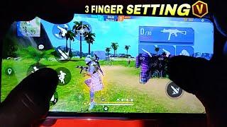 3 Finger Custom Hud Setting  Free Fire 3 Finger Settings  Free Fire Control Settings #yt2yt