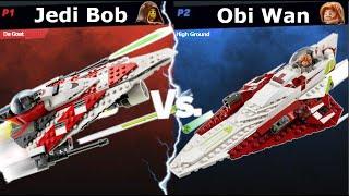 LEGO Jedi Bob’s Starfighter Review and Comparison to Obi Wans Starfighter #starwars