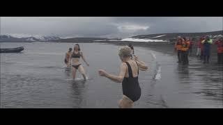 80 year old does the Polar Plunge