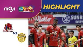 Jakarta STIN BIN VS Jakarta Bhayangkara Presisi 3-2  Highlight FINAL FOUR PLN Mobile Proliga 2023