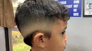 Tutorial potong rambut fade Anak kecil  budak2 paling MUDAH 2023