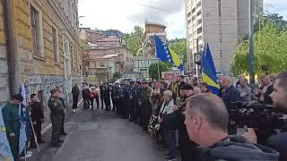 Učenje Fatihe stradalim borcima Armije RBiH u Dobrovoljačkoj