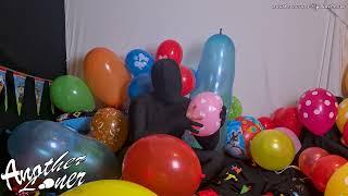Popping on Worker Balloon Ses 39 Vid 9