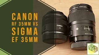 Canon RF 35mm f1.8 vs Sigma 35mm f1.4 for video on EOS R