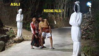 Dobel Prank Prank Pocong Ketemu Pocong Beneran ? Terlucu bikin Ngakak