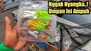 Mancing Pake Soft Lure Di Sungai Hasilnya Mantap..