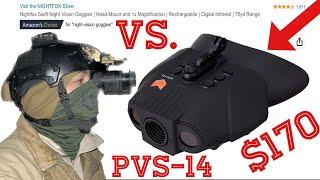 $170 Amazon Night Vision VS. PVS-14 POV