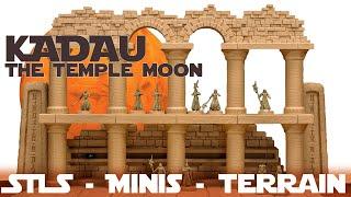 Kadau the Temple Moon Kickstarter  Tabletop Terrain  Print at Home