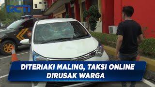 Diteriaki Maling Mobil Taksi Online di Batam Dirusak Warga