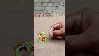 Matchstick Amazing Experiment  Diwali Crackers Reaction #shorts