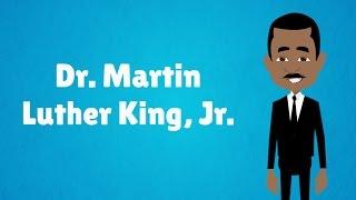 The Life of Dr. Martin Luther King Jr. - MLK Day Animated Black History Month Video