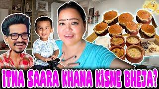 Itna Saara Khana Kisne Bheja?🫢 Bharti Singh  Haarsh Limbachiyaa  Golla