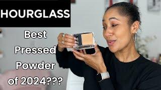 Best Powder of 2024?  New Hourglass Vanish Pressed Powder Review  10HR Wear Test