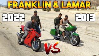 GTA 5 ONLINE FRANKLIN AND LAMAR  2013 VS 2022