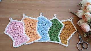 كروشيه  زينة رمضان علي شكل فانوس 2 #ozzy_crochet