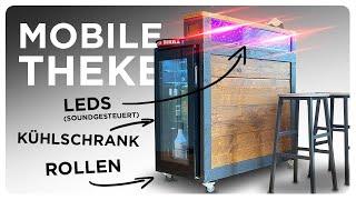 MOBILE COCKTAILTHEKE mit Kühlschrank und Musik-LEDs - DIY