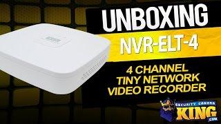 Unboxing NVR-ELT-4 - 4 Channel Tiny Network Video Recorder