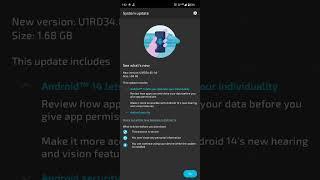 Android 14 update  Motorola Edge 30  Security Update  August  2024 #shorts