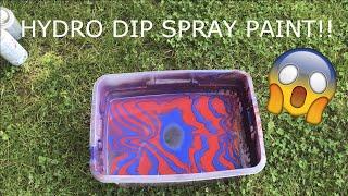 How To HYDRO DIP Using Only SPRAY PAINT