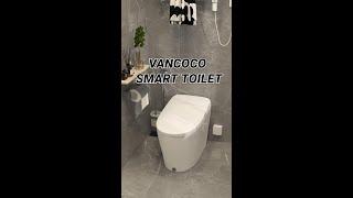 China modern intelligent toilet remote control flushing - VANCOCO Smart Toilet