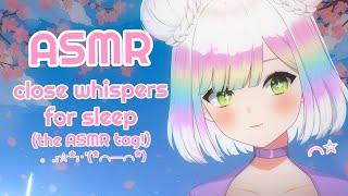 ASMR super close whispers + ear massage yapping you to sleep 3DIObinaural #asmr