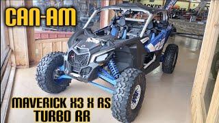 2022 CAN-AM MAVERICK X3 TURBO RR - INTENSE BLUECHALK GRAY