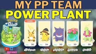 My Old Gold Power Plant Team in Pokemon Sleep #pokemonsleep