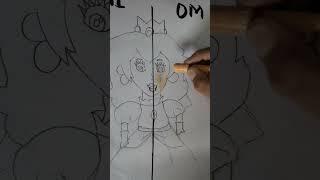 colouring  #princess peach by om part 1                  #shorts  #colouring #funwithavniom #viral
