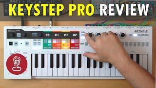 Arturia KEYSTEP PRO  Review & full tutorial  vs BeatStep Pro and SL mk3