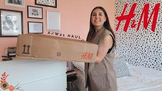 HUGE H&M TRY ON HAUL  AUTUMNWINTER 2021 STAPLES  Chloe Ellis