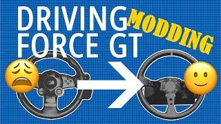 Logitech Driving Force GT mod steering wheel hub adapter