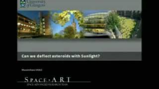 Can We Deflect Asteroids with Sunlight?