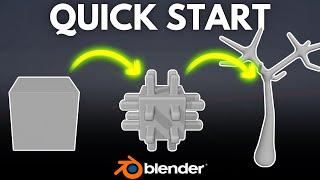 Blender Quick Start Guide in 1 Minute