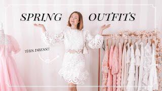 SOFT & GIRLY SPRING OUTFITS & THE PERFECT EASTER DRESSES Spring Lookbook & clothing haul 2022