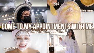 $1000 GLOW UP FOR MY 19TH BIRTHDAY *expensive spa day*  vlogmas day 4