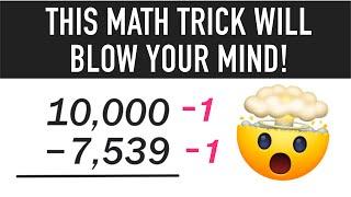 Awesome Math Trick for Subtracting Big Numbers