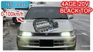 Part 12  Toyota Corolla AE101 4A-GE 20V Black Top  Malaysia #POV Test Drive CC Subtitle