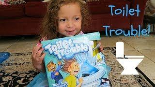 Toilet Trouble Game - Dont Get Sprayed in the Face