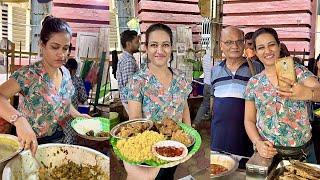 Most Famous Nandini Didi of Kolkata Serves Bengali Lunch Thali  Street Food India