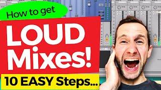 How to MIX LOUDER – in 10 Easy Steps #mixing #mastering #loudness