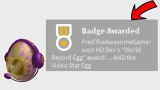 I Got The Video Star Egg in Roblox Egg Hunt 2019