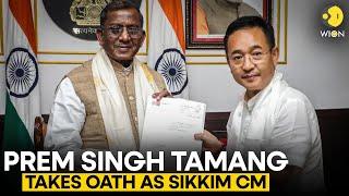 LIVE Prem Singh Tamang Takes Oath As Sikkim Chief Minister  WION LIVE