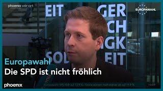 SPD-Generalsekretär Kevin Kühnert zum Ergebnis der Europawahl am 10.06.24