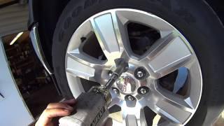 How to remove GM factory wheel nut locks