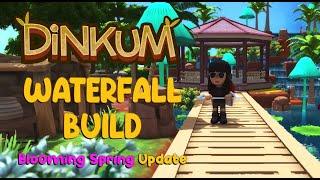 Dinkum - Waterfall Build - Blooming Spring Update Speed Build and Tour